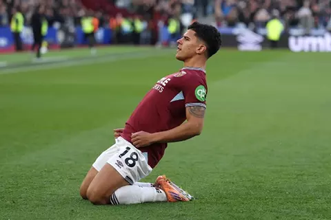 بعد 29 ثانية.. وست هام يسجل أسرع هدف في الدوري الإنجليزي